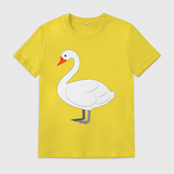 Мужская футболка Бeлый лебедь