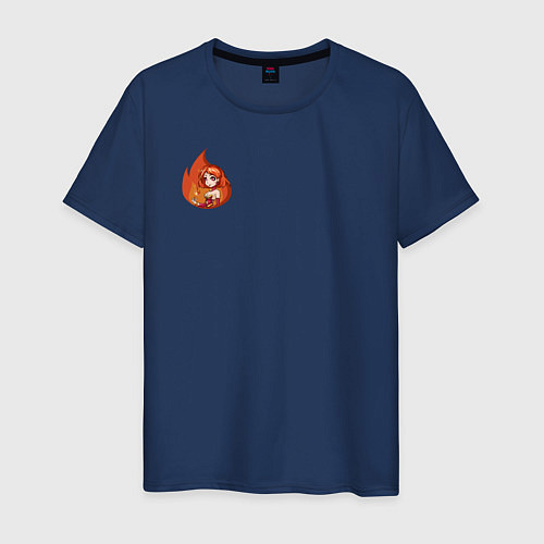 Мужская футболка Lina fire Dota 2 / Тёмно-синий – фото 1