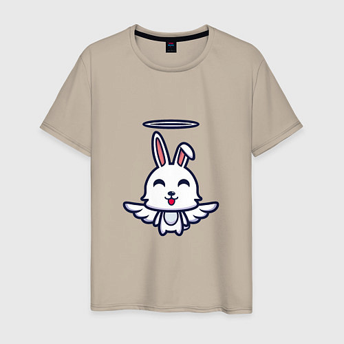 Мужская футболка Angel Bunny / Миндальный – фото 1