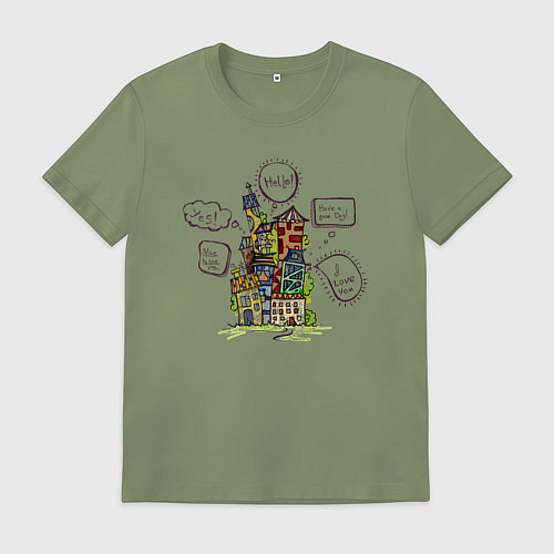 Мужская футболка Дома и диалоги / Авокадо – фото 1