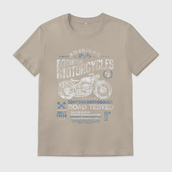 Мужская футболка Мотоцикл ретро