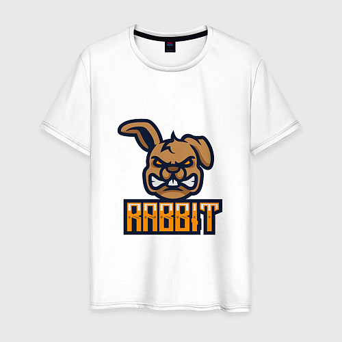 Мужская футболка Rabbit / Белый – фото 1