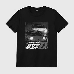 Мужская футболка Initial d аниме про дрифт