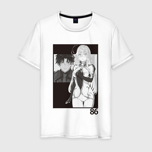 Мужская футболка Синъэй и Владилена арт - 86 / Белый – фото 1