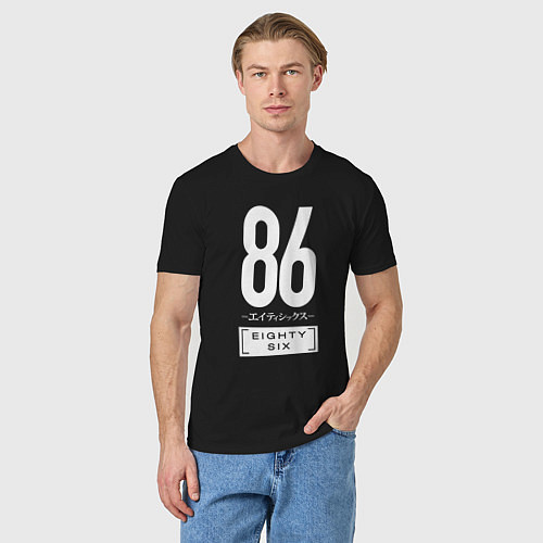 Мужская футболка Eighty Six / Черный – фото 3