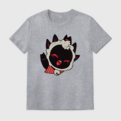 Мужская футболка Cult of the Lamb - Овечка радостно приветствует