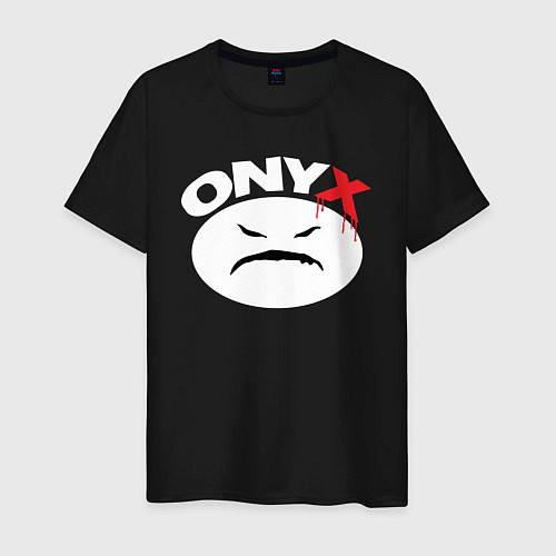 Мужская футболка Onyx logo white / Черный – фото 1