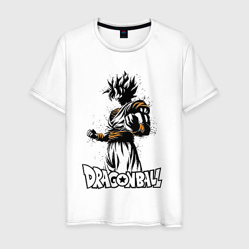 Мужская футболка Dragon Ball - Goku Son - Герой / Белый – фото 1