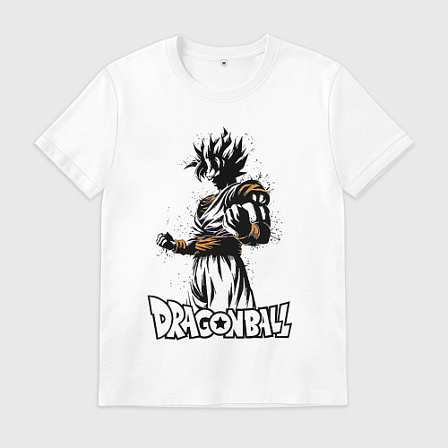 Мужская футболка Dragon Ball - Goku Son - Герой / Белый – фото 1