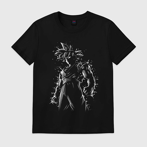 Мужская футболка Goku - Dragon Ball - Warrior / Черный – фото 1