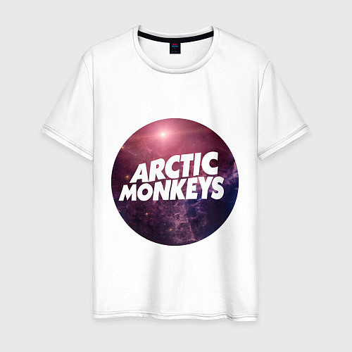 Мужская футболка Arctic Monkeys: space / Белый – фото 1
