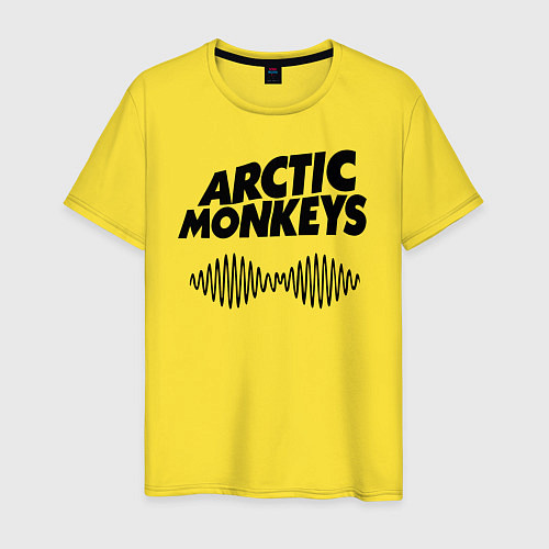 Мужская футболка Arctic Monkeys / Желтый – фото 1