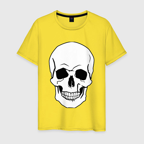 Мужская футболка Чeреп / Желтый – фото 1