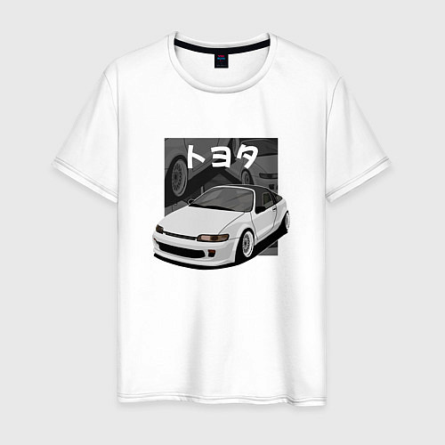 Мужская футболка Toyota Sera JDM Retro Design / Белый – фото 1