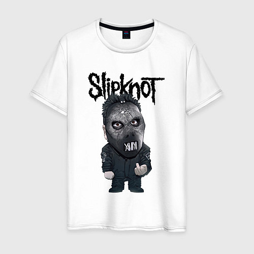 Мужская футболка Седьмой Slipknot / Белый – фото 1