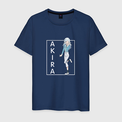 Мужская футболка Акира арт - Инцидент Кэмоно / Тёмно-синий – фото 1