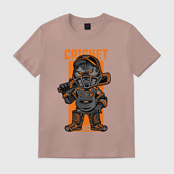 Мужская футболка Обезьяна крикетист