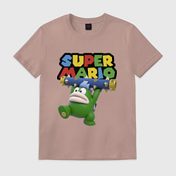Футболка хлопковая мужская Super Mario - Spike - Character, цвет: пыльно-розовый
