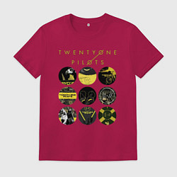 Мужская футболка Twenty One Pilots коллаж