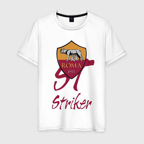 Мужская футболка Roma -Italy - Striker / Белый – фото 1