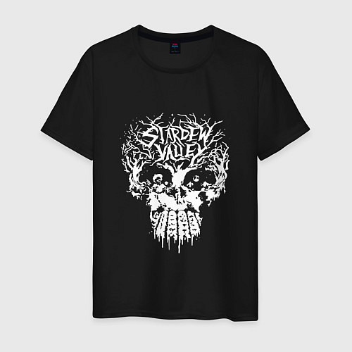 Мужская футболка Skulldew Valley Tee / Черный – фото 1