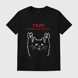 Мужская футболка Rage Against the Machine рок кот