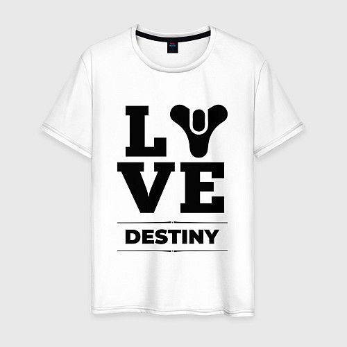 Мужская футболка Destiny love classic / Белый – фото 1