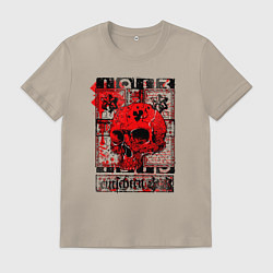 Мужская футболка Череп треф и кровь