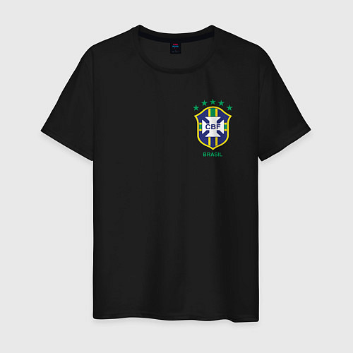 Мужская футболка Сборная Бразилии / Черный – фото 1