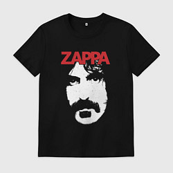 Футболка хлопковая мужская Frank Zappa, цвет: черный