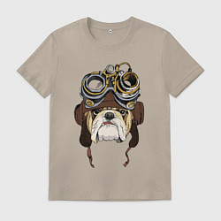 Мужская футболка Стимпанк мопс