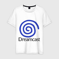 Футболка хлопковая мужская Sega dreamcast, цвет: белый