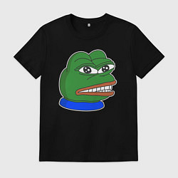 Мужская футболка Лягушонок Пепе кривляется