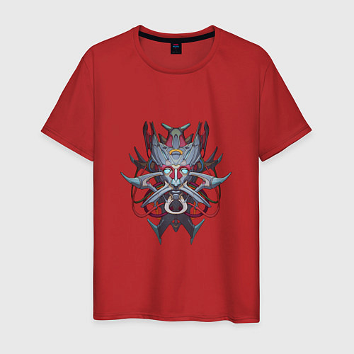 Мужская футболка Cyberface / Красный – фото 1