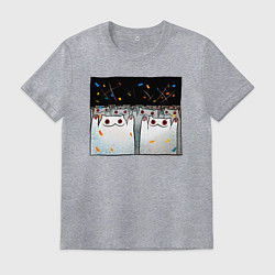 Мужская футболка Мрачные коты празднуют