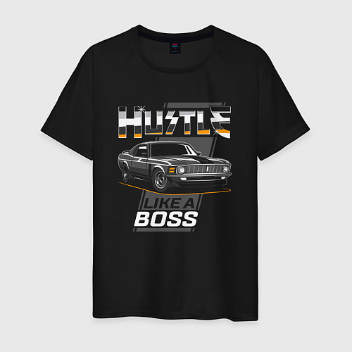Мужская футболка Chevrolet Camaro boss / Черный – фото 1