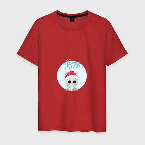 Мужская футболка Символ 2023 / Красный – фото 1