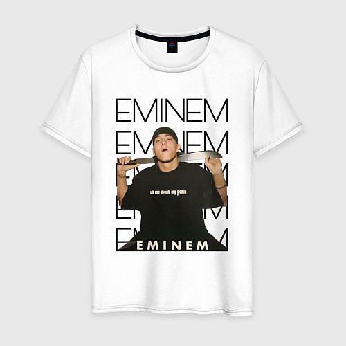Мужская футболка Eminem Slim Shady / Белый – фото 1