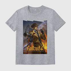 Мужская футболка Fallout 4 Nick Valentine - character