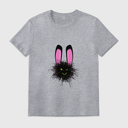 Футболка хлопковая мужская Bunny dust, цвет: меланж