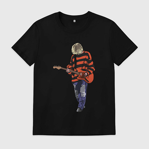 Мужская футболка Nirvana классик / Черный – фото 1