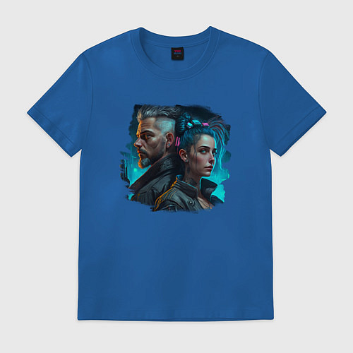 Мужская футболка Ви и Панам в другой Вселенной / Синий – фото 1