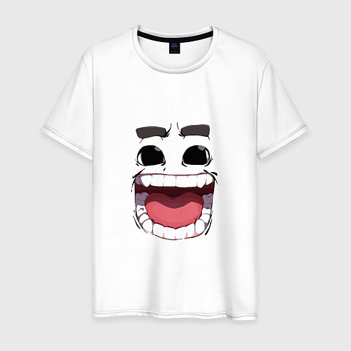 Мужская футболка Funny smile / Белый – фото 1
