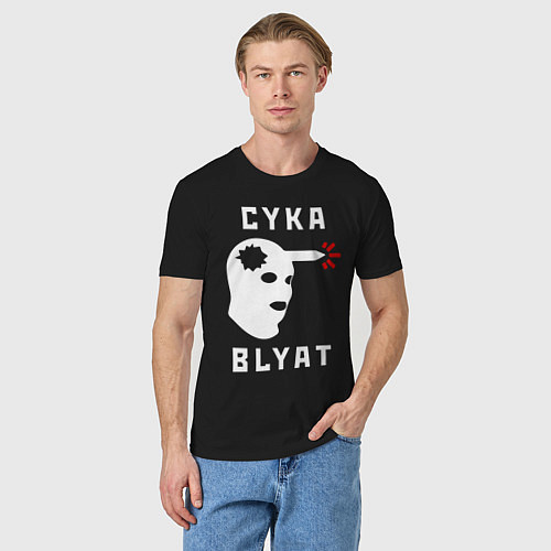 Мужская футболка CS хэдшот / Черный – фото 3