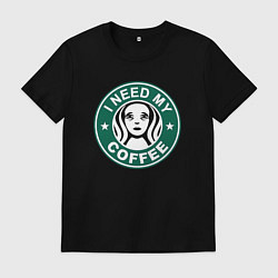 Мужская футболка I need my cofee