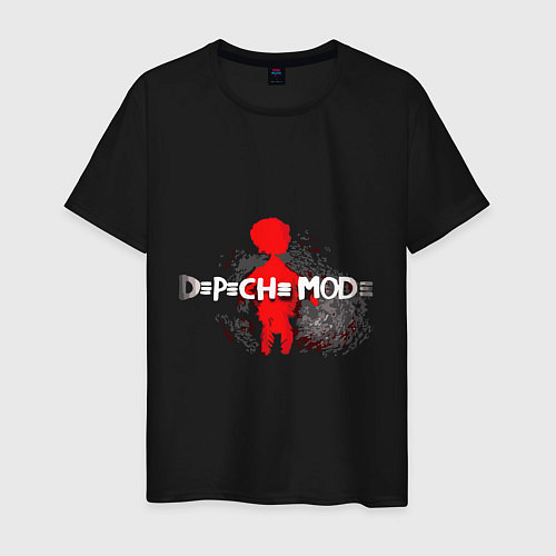 Мужская футболка Depeche Mode angel / Черный – фото 1