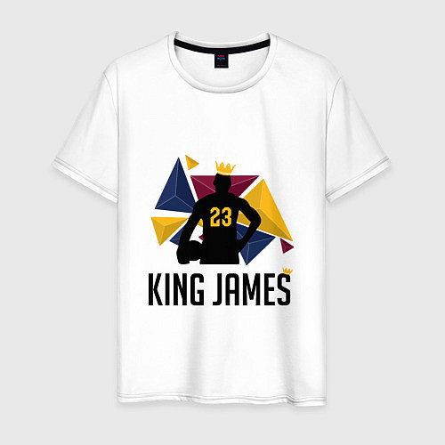 Мужская футболка King James 23 / Белый – фото 1