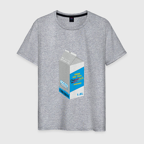 Мужская футболка Milk one pack vagodroch / Меланж – фото 1