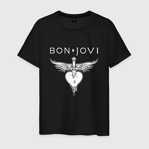 Мужская футболка Bon Jovi Its My Life / Черный – фото 1