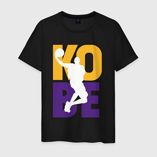 Мужская футболка Kobe fly / Черный – фото 1